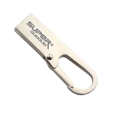 Van het Metaal Zilveren Usb van 32GB 64GB 128GB Stok 2,0 Flitsaandrijving UDP 2,0