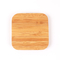 Graveert de bamboe Materiële Multifunctionele Draadloze Lader 10W 15W Logo For Phone