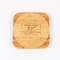 Graveert de bamboe Materiële Multifunctionele Draadloze Lader 10W 15W Logo For Phone