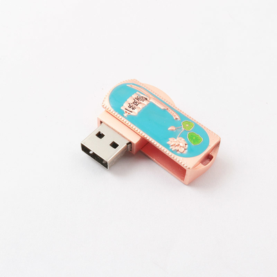 De gravure bloeit 3,0 de Vorm van het 2,0 Draaiusb-flashstation 360 Graad