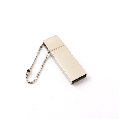 Zilveren Matt Body Metal USB Pen Drive 2.0 64GB 128GB 20MB/S Custom Laser Logo