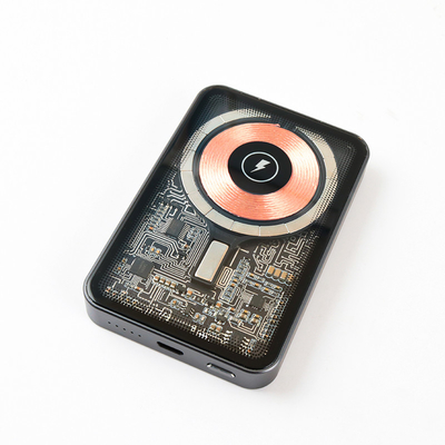 Transparant oppervlak Magnetische zuigstijl Snelle draadloze oplader 15w 20w