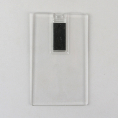 De transparante KunststofCreditcard USB plakt 2,0 128GB 64GB 15MB/S