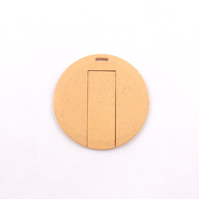 Recycleer de Promotiegiften 2,0 20MB/S 64GB 128GB van Straw Material Card Usb Stick