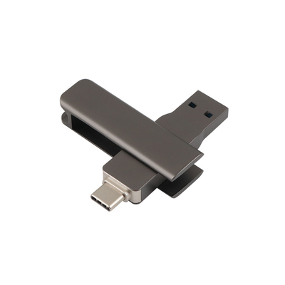 Het metaal geeft Kanon Zwart Type C USB 3,0 Aandrijvings gestalteOvereenstemming met de EU en de V.S. Standrad