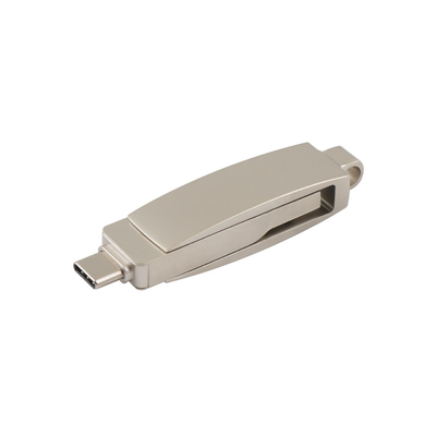 De Flitsaandrijving van lichaams ging de Zilveren Matt Fast Speed Type C Usb de H2-Testeu Standrad over