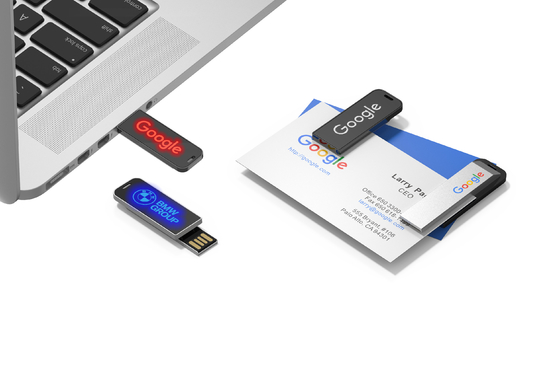 Boekclip Crystal USB Flash Drive 32 GB 64 GB 128 GB