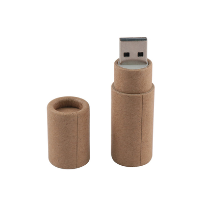 Ronde houten USB 2.0 flash drive snelle snelheid 30MB/s 64GB 128GB