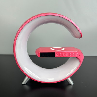 Hoogwaardige 3 in 1 QI draadloze oplader met 4W LED-uitgang