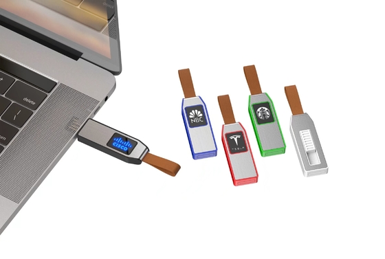 Acrylische kristallen USB-stick met LED-licht voor snelle en veilige gegevensoverdracht