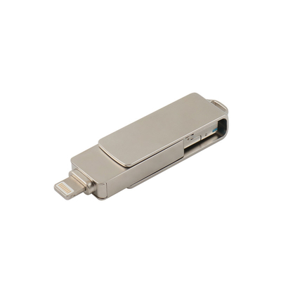 3 in 1 USB flash drive met iPhone type c USB en adriod fast speed