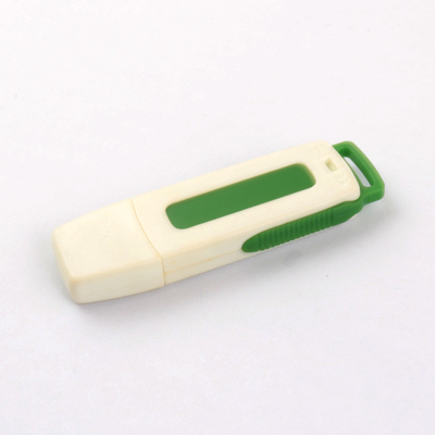 Recycled Plastic USB Stick Zwart/Wit Plug and Play 1-1TB Geheugen 0,0 °C tot 60,0 °C Temp