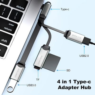 Hubkabel voor lezen voor TF-kaart SD-kaart Usb 2.0 en Usb 3.0 Snelle gegevensoverdracht