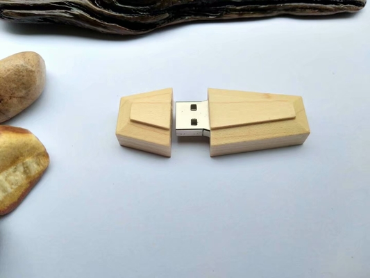 Eco Friendly Houten USB Flash Drive Bamboe Hout Functie met 10 20MB/S Leessnelheid