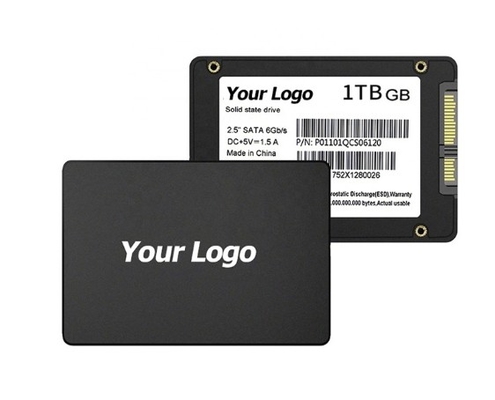 Hoge capaciteit 2,5 inch SATA SSD 128gb met 10-2000Hz trillingsweerstand en stroomverbruik