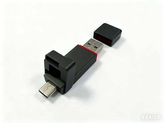 Gun Black Metal USB-flashdrive met Type C-poort Conform klantverzoek Metalen behuizing kan laserlogo