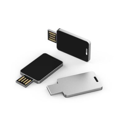 Metalen LED-licht USB-flashdrive duurzame metalen shell zonder encryptie compatibel met verschillende besturingssystemen en apparaten
