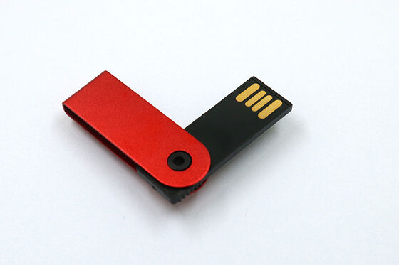 USB 2.0 en USB 3.0 Metalen USB Flash Drive Mini Style Patroon Batterij Lichtgewicht Duurzaam Draagbare opslag Draaibaar USB Flash Drive