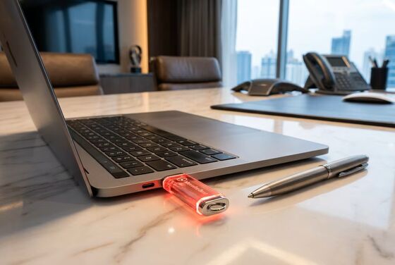 Gravure-logo op acryl aan de binnenkant van USB-flashdrive Ondersteuning perfecte keuze voor technische conferenties en tentoonstellingen