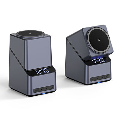 15W Fast Charging Multifunction Wireless Charger met Qi-compatibiliteit en ingebouwde 3W Bluetooth-luidspreker