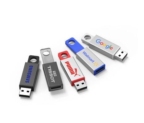 Metalen behuizing en gehard glas Metalen flash drives met een opslagcapaciteit van 1 GB 2 GB 4 GB 8 GB 16 GB 32 GB 64 GB en 128 GB