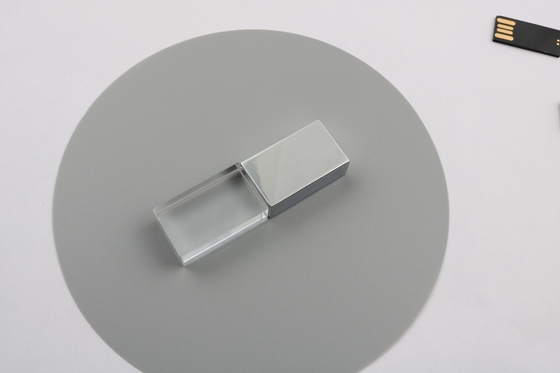 Graveer van de de Stok64gb 128GB Flits van Logo Crystal USB de Aandrijving 15MB/S