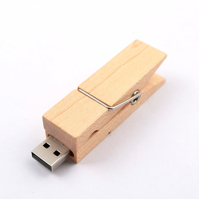 De klem gaf Houten USB-flashstation Snel USB 2,0 3,0 2GB 4GB 256GB gestalte