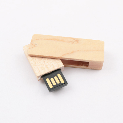 2.0 van het Geheugence van USB van de hoge snelheidsesdoorn Houten Fcc Rohs H2 Overgegaane Test