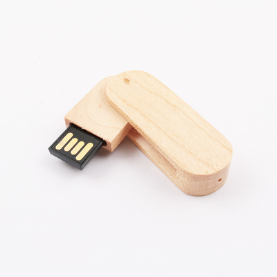 Twist Shaped Maple Houten Flash Drive Snel Lezen 64 GB 128 GB 256 GB 1 TB