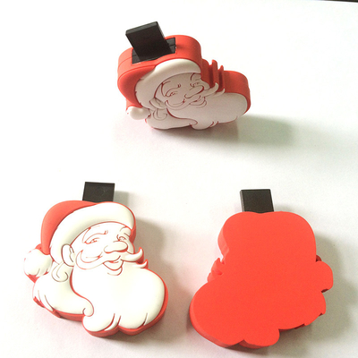 Van de Douaneusb-flashstations van 8GB 128GB Gepersonaliseerde het Geheugenstok van USB 2,0 Kerstmis