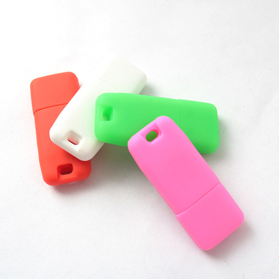 de 2D Aandrijving USB 2,0 van Siliconedouane Gedrukte Usb de Open Vorm van 70MB/s 512GB