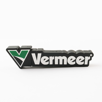 3D Brief Open Vorm Aangepaste Vorm PVC Usb Flash Drive 3.0 128GB 256GB 512GB