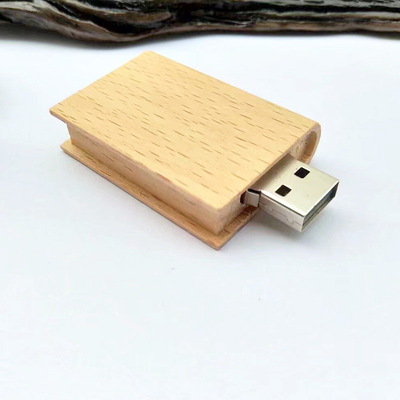 64GB 128GB 3,0 Systeem van het Douane het Houten USB-flashstation 15MB/S Windows XP