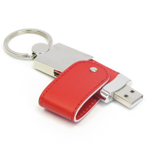 Metaal 2,0 de Stok van Leerusb met het In reliëf maken/Laser/Drukembleem
