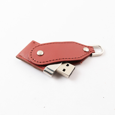 Aangepast Gemaakt Leerusb-flashstation 30MB 3,0 256GB 512GB