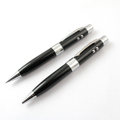 Het USB-flashstation256gb Volledig Geheugen 30MB/S van de Black metalpen met de Spaanders van de Laserstraling