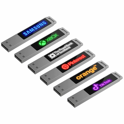 De Snelle Snelheid Crystal Usb Flash Drives 16GB 128GB van ROSH met LEIDEN Licht
