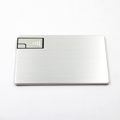 Zilveren Metaal 2,0 de Goedgekeurde Stokken 16GB 32GB ROSH van Creditcardusb