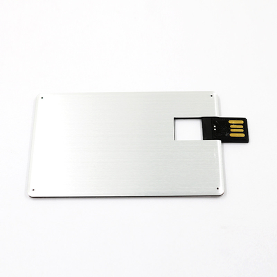 De metaalCreditcard USB plakt 2,0 miniudp de flitsspaanders van 128GB 64GB