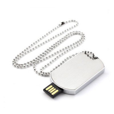 Metaal 2,0 Usb-Flitsaandrijving Gepersonaliseerd Embleem 128GB sorteerde een UDP-Flitsspaanders