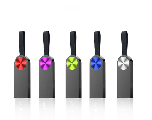 OEM 32GB 64GB 2,0 de spaanders van het Metaalusb-flashstation UDP met Sleutelkoord