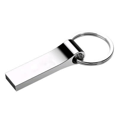 ODM 32GB 64GB 128GB Zilveren de Aandrijvings volledig Geheugen van Metaalusb met zeer belangrijke ketting