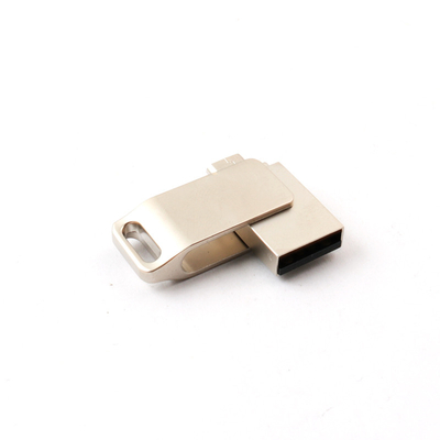 Van het Metaalusb van OTG Android van de de Flitsaandrijving 128GB het Geheugen USB miniudp 15MB/S