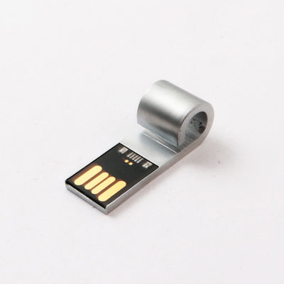 De fluitje Gevormde Laser Logo Silver USB 2,0 van het Metaalusb-flashstation Geheugenstok