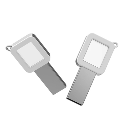 Gravure Logo Metal Crystal Usb Stick 2,0 Volledige Geleide Lichte Shinny