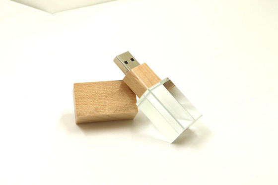 Houten GLB-van de de Stok32gb 64GB 128GB Flits van Kristalusb Overgegaan Fcc van de Aandrijvings15mb/s Ce
