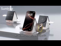 Witte en grijze kan snel opladen Draadloos oplaadpad OEM LOGO Ondersteuning voor LOGO